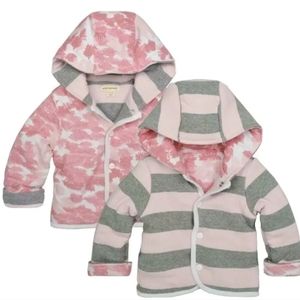Reversible BURTS BEES BABY Jacket in Blossom